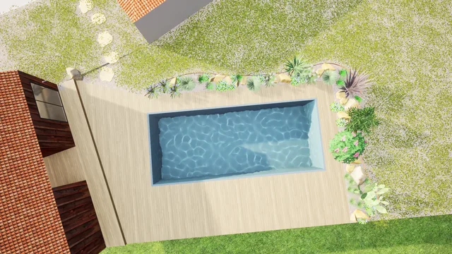 Étude paysagère 3D — vue aérienne